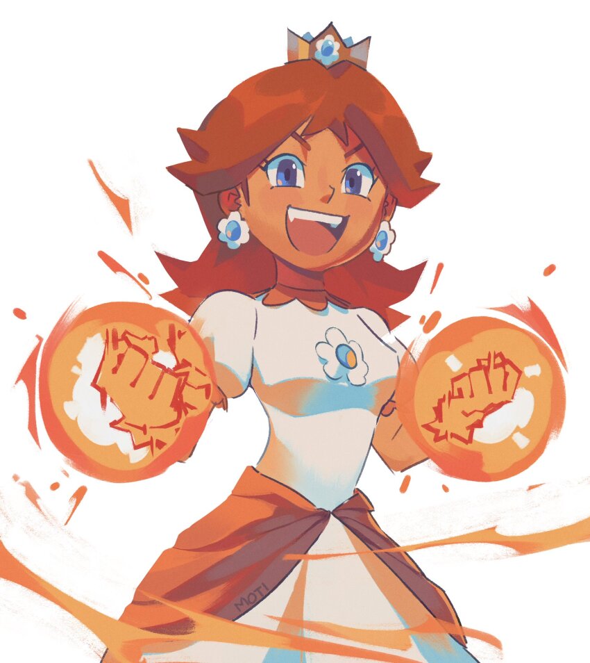 Fire Daisy (Mario (Series)) Rule 34 Image