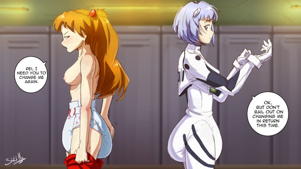 Asuka Langley Sohryu (Neon Genesis Evangelion) Rule 34 Image