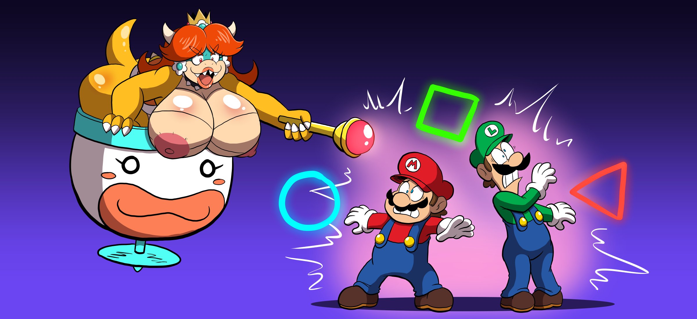 Koopa Clown Car (Mario (Series)) Rule 34 Image