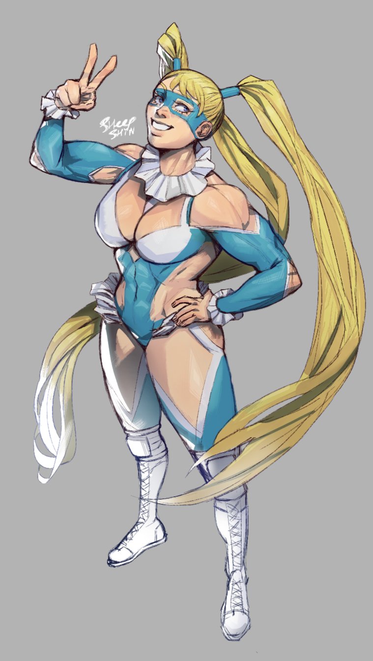 Rainbow Mika (Street Fighter) Rule 34 Image