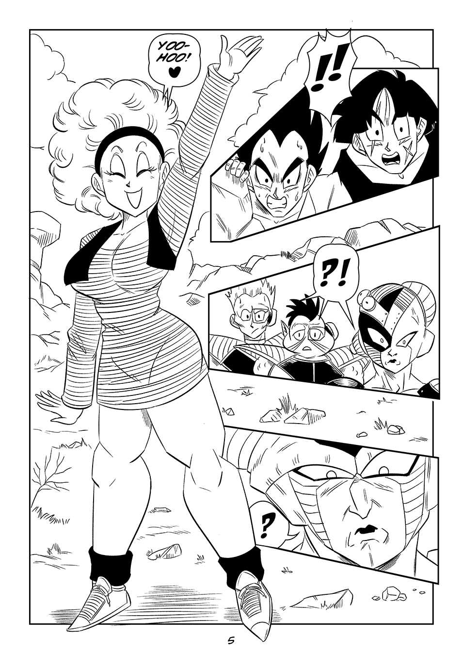 Bulma (Afro) Rule 34 Image