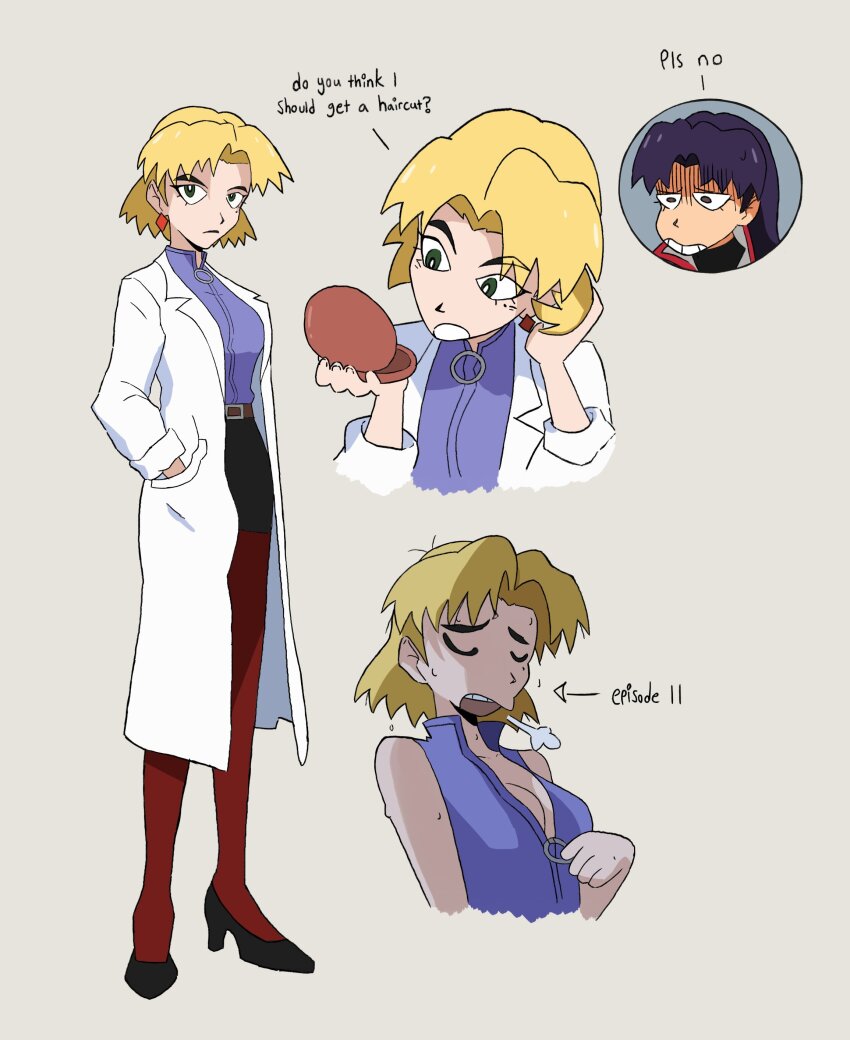 Akagi Ritsuko (Neon Genesis Evangelion) Rule 34 Image