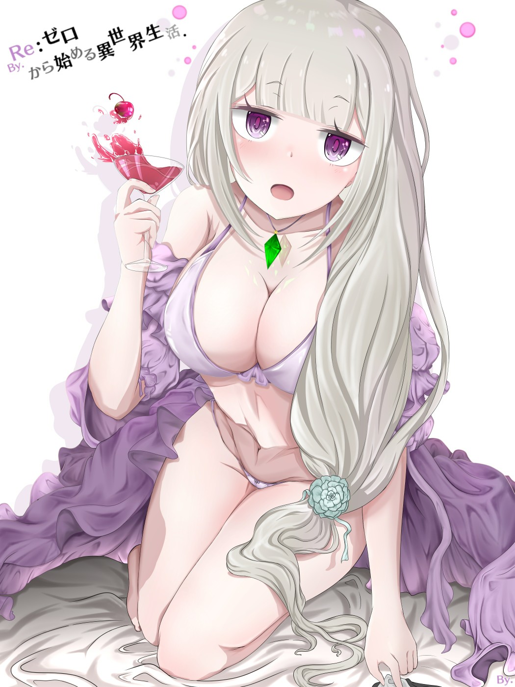 Emilia (Re:Zero) Rule 34 Image