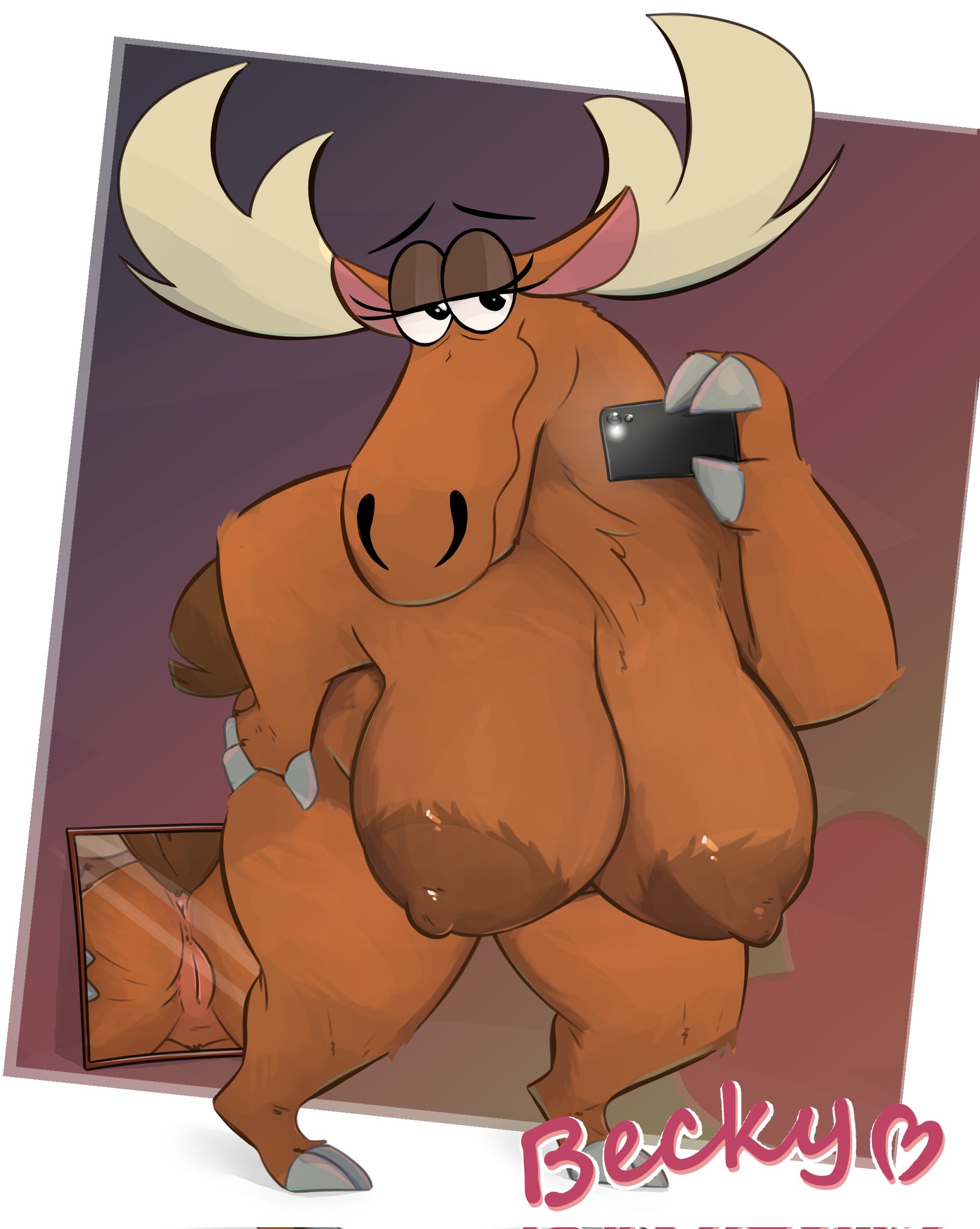 Becky The Moose (Johnny Bravo) Rule 34 Image