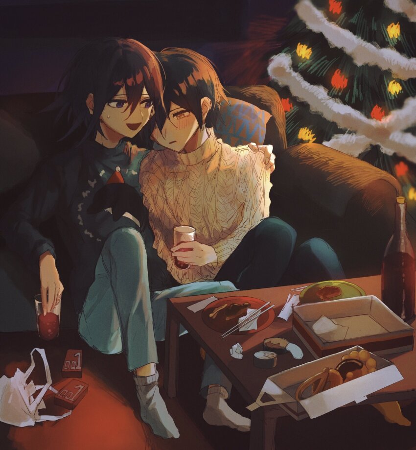 Oma Kokichi (Christmas) Rule 34 Image