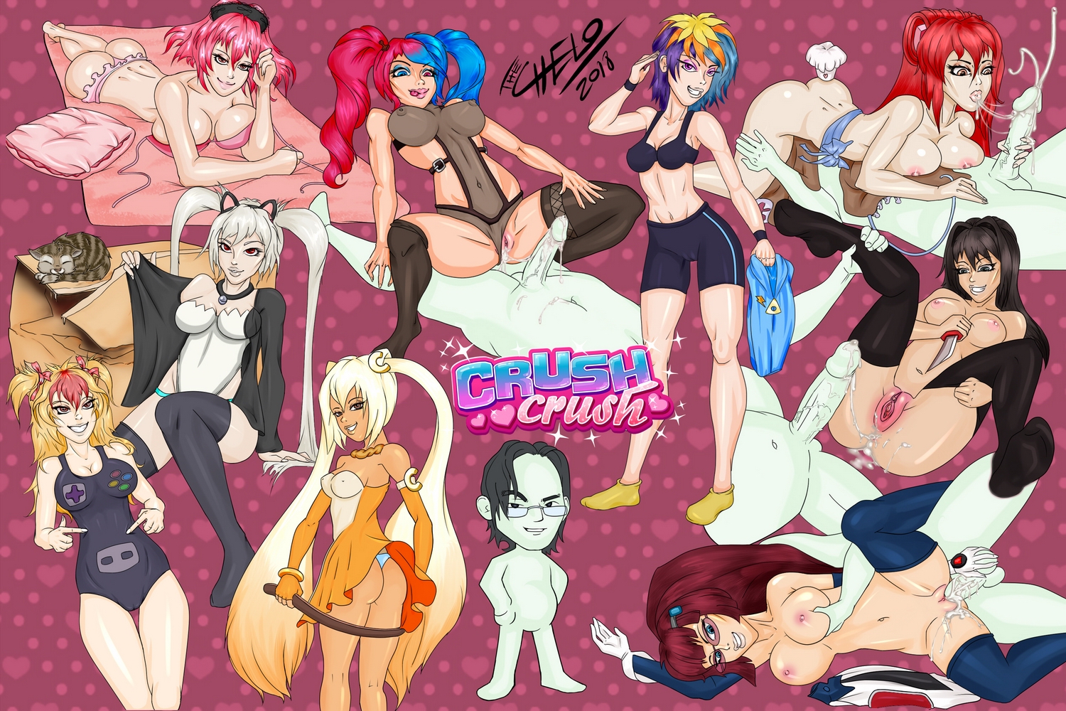 Ayano Aishi (Crush Crush) Rule 34 Image