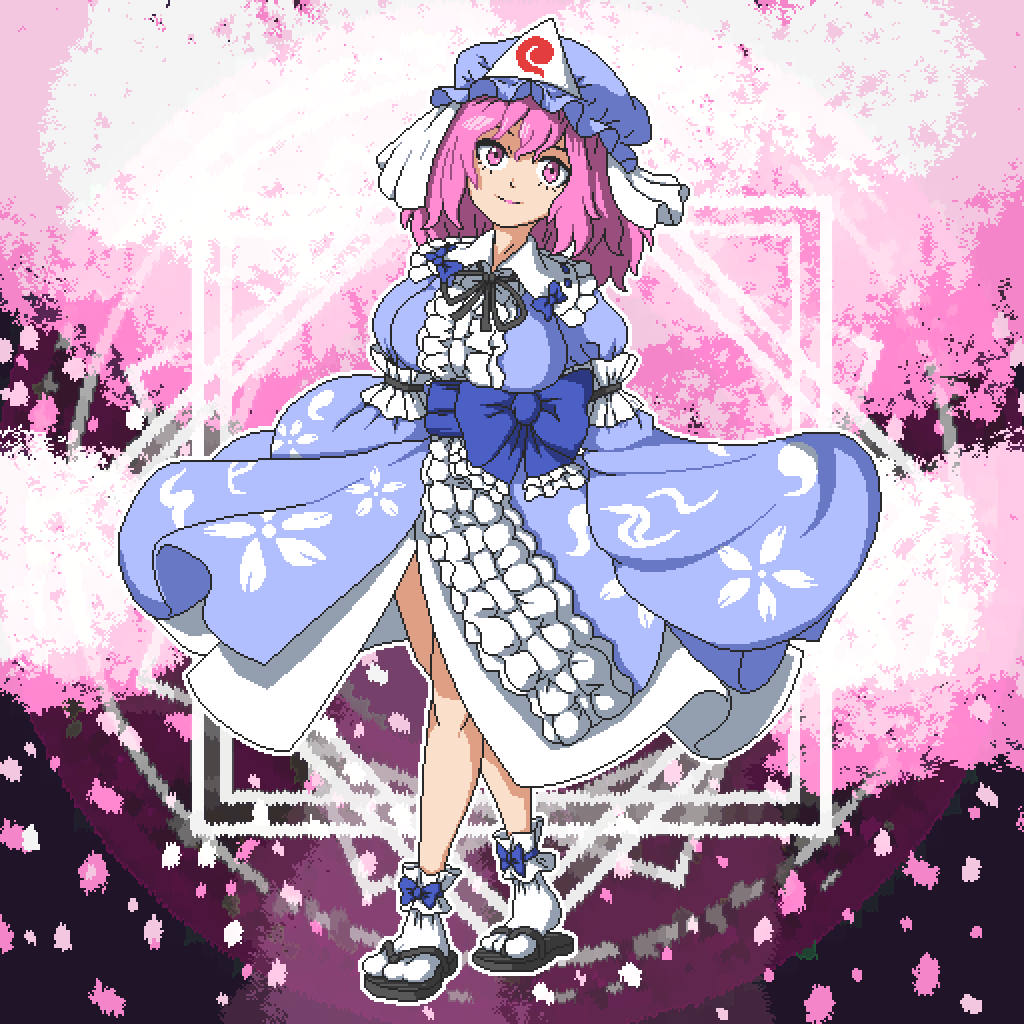 Saigyouji Yuyuko (Touhou) Rule 34 Image