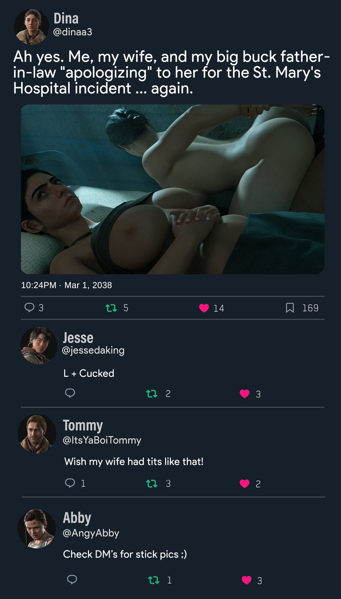 Abigail Anderson (The Last Of Us) Rule 34 Image