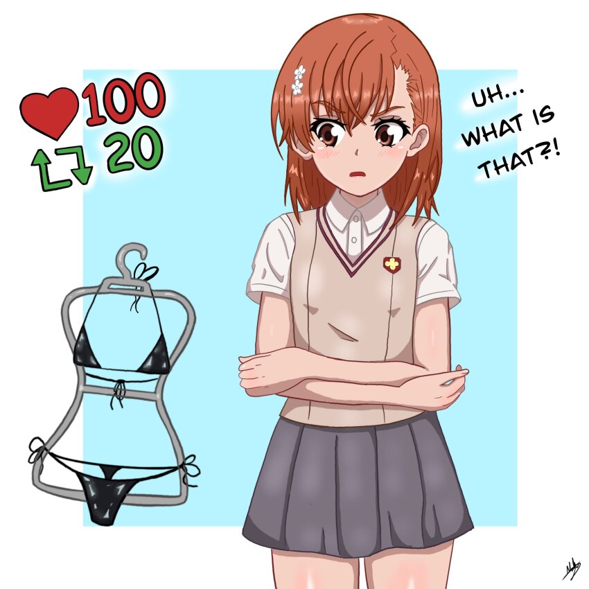 Misaka Mikoto (Toaru Kagaku No Railgun) Rule 34 Image