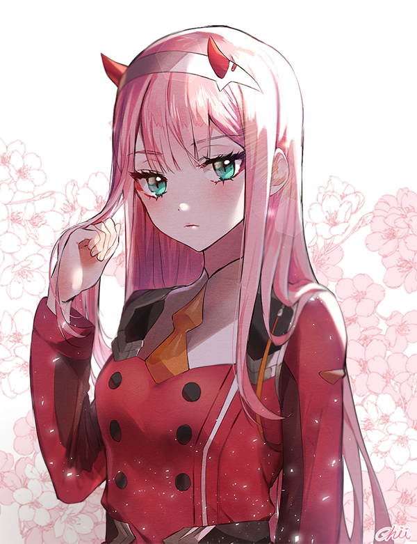 Zero Two (Darling In The Franxx) Rule 34 Image