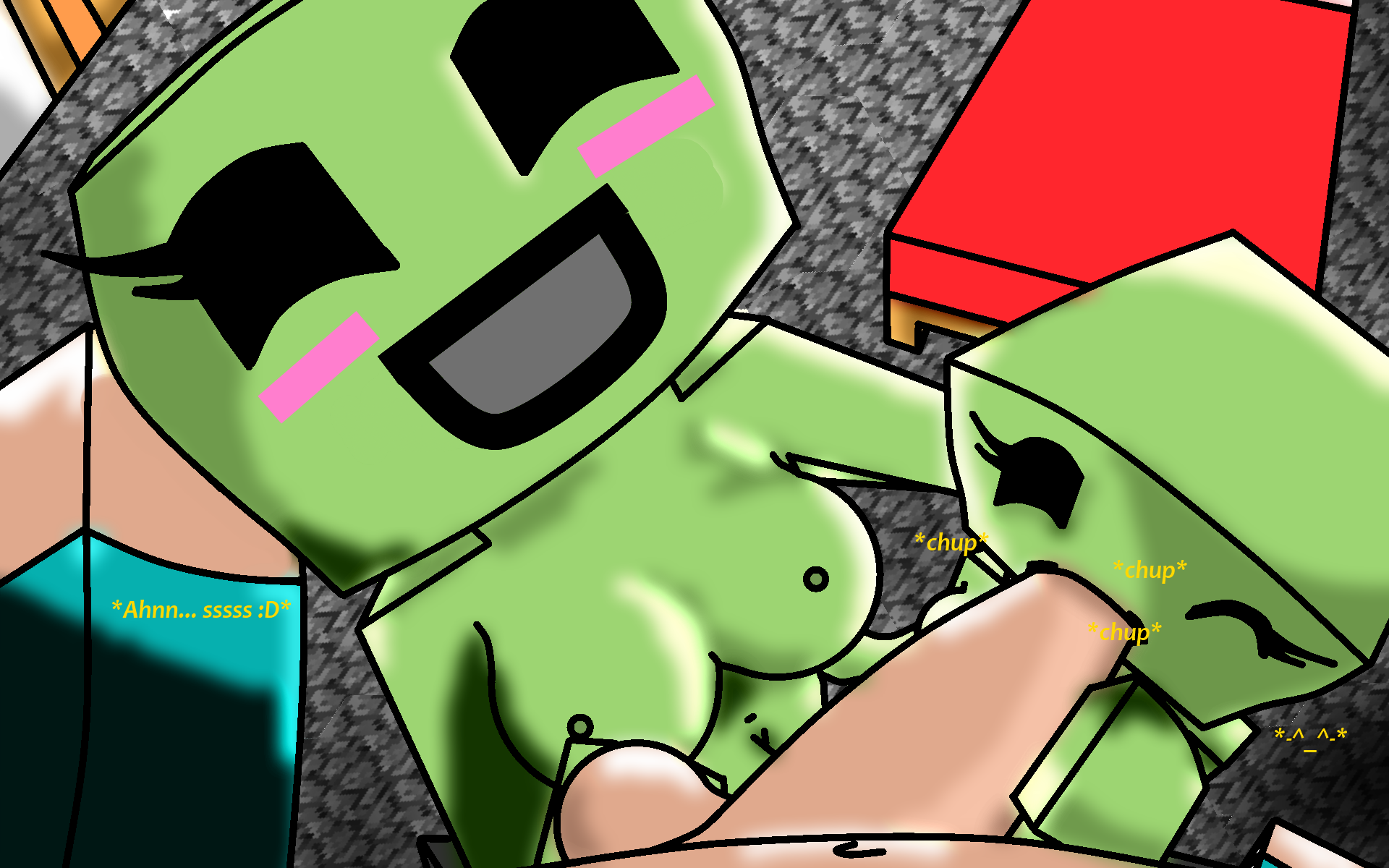 Steve (Minecraft) Rule 34 Image