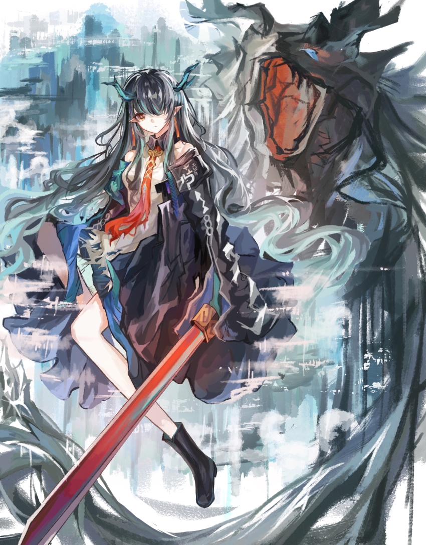 Dusk (Arknights) Rule 34 Image