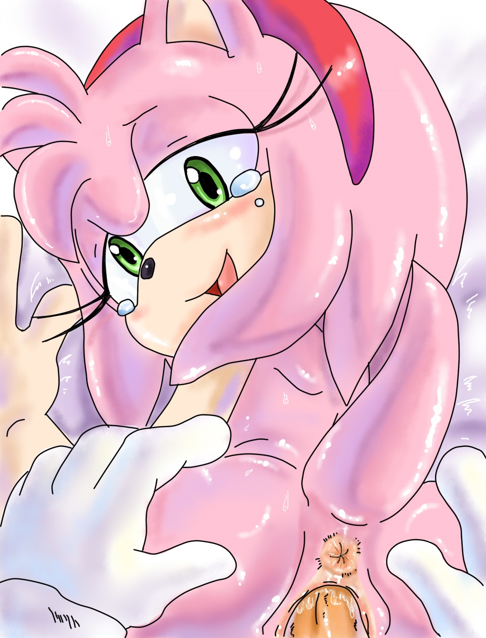Amy Rose (Sega) Rule 34 Image