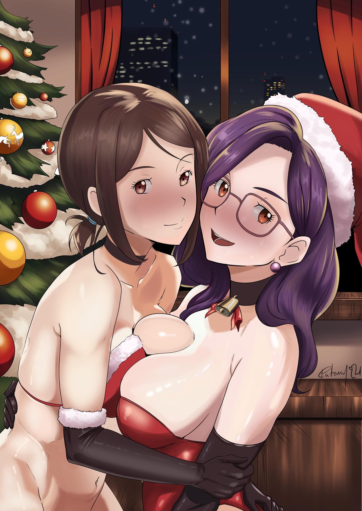 Hikari Yagami (Christmas) Rule 34 Image