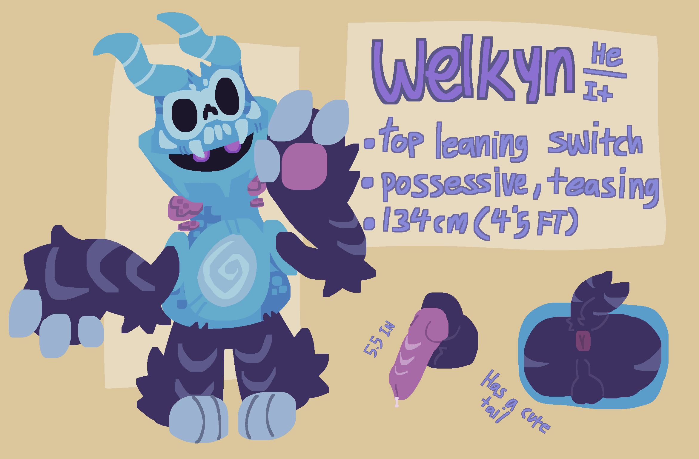 Fan Character (Big Blue Bubble) Rule 34 Image