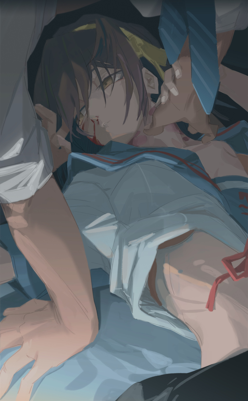 Suzumiya Haruhi (Suzumiya Haruhi No Yuuutsu) Rule 34 Image