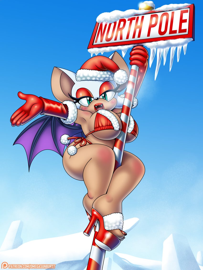 Rouge The Bat (Christmas) Rule 34 Image