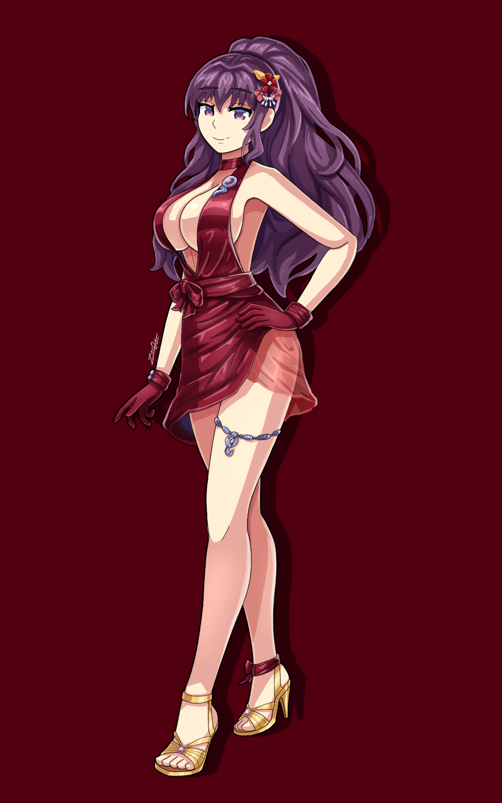 Murasaki (Senran Kagura) Rule 34 Image