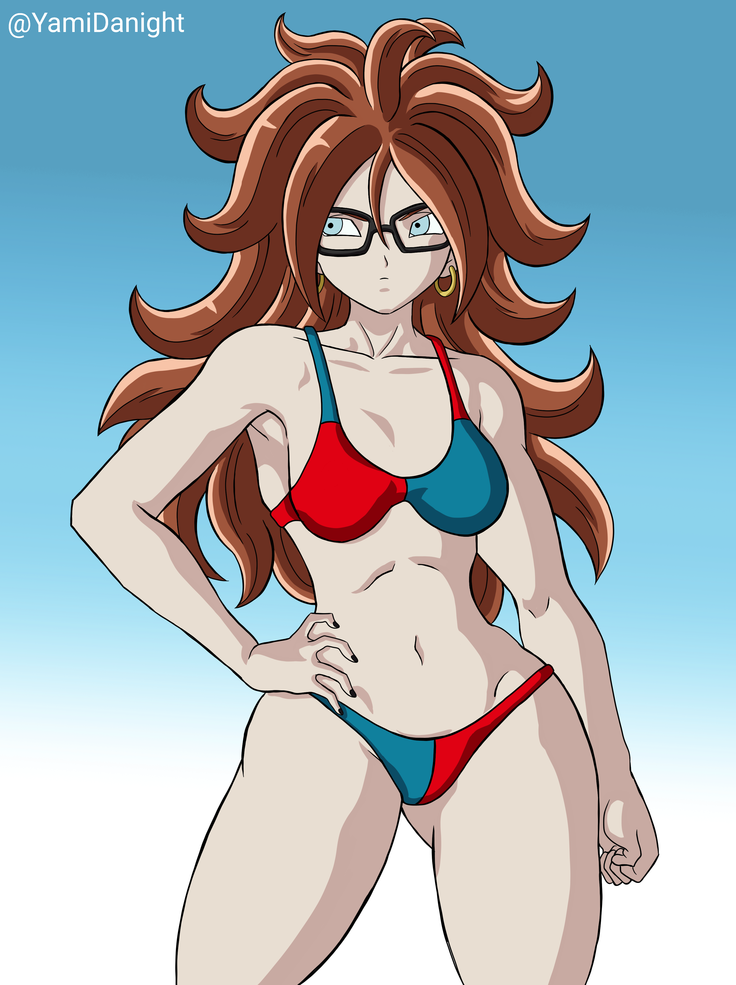 Android 21 (Dragon Ball) Rule 34 Image