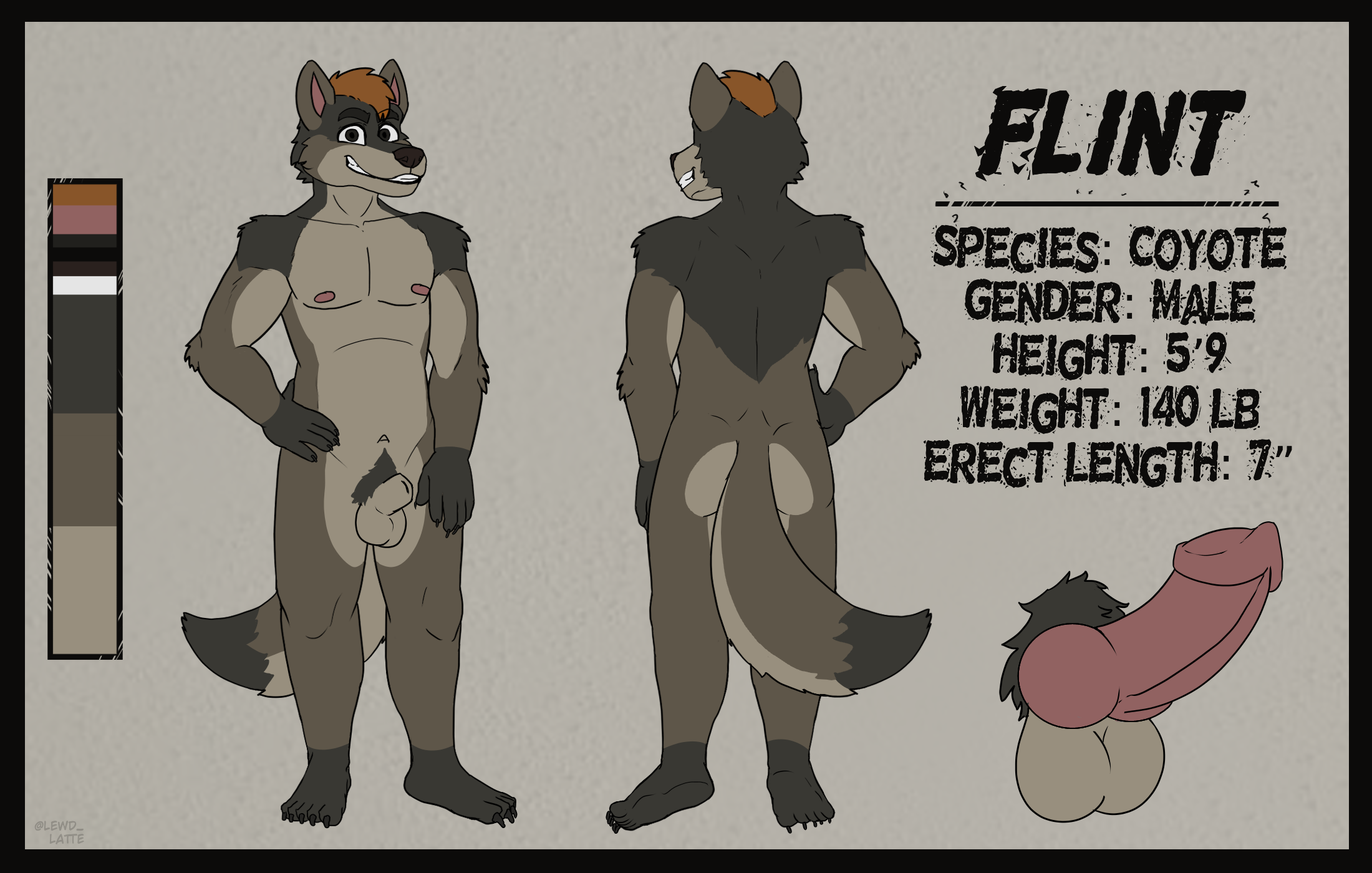 Flint (Lewd Latte) Rule 34 Image