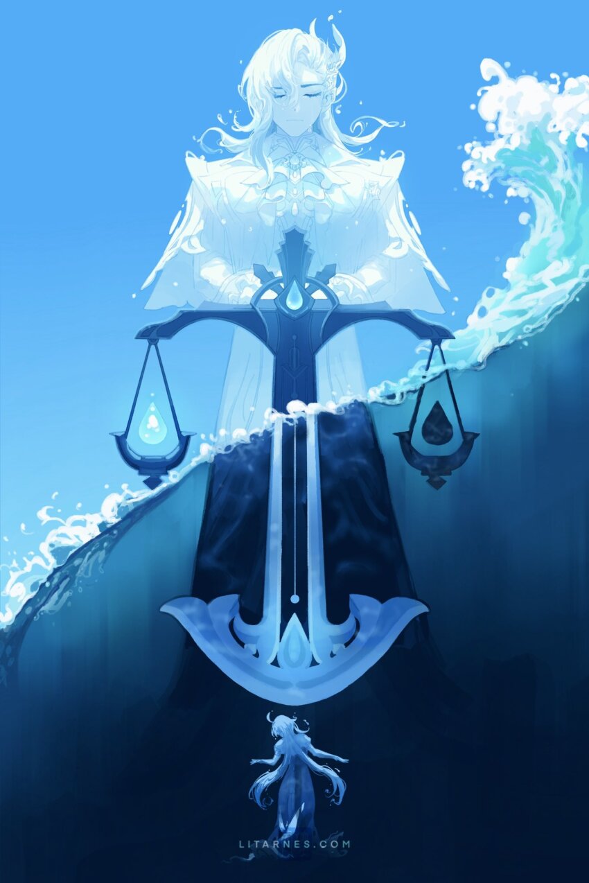 Focalors (Genshin Impact) Rule 34 Image