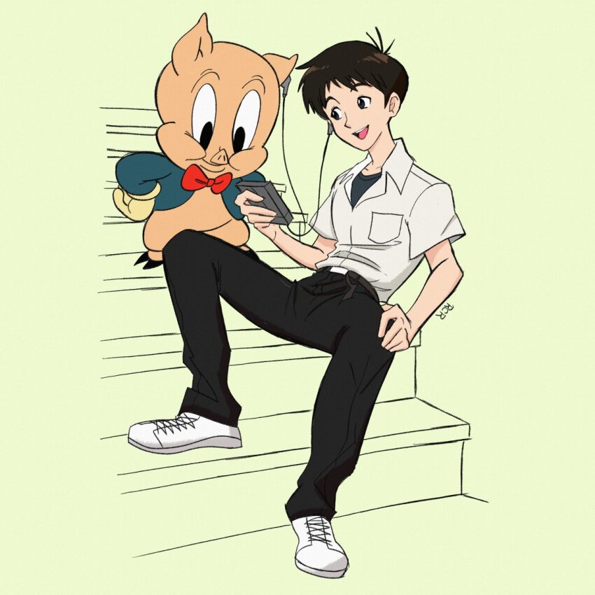 Ikari Shinji (Looney Tunes) Rule 34 Image