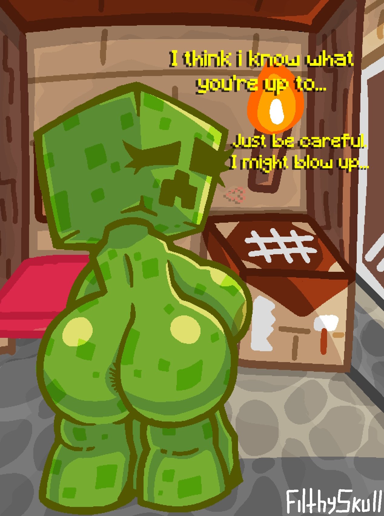 Creeper (Minecraft) Rule 34 Image