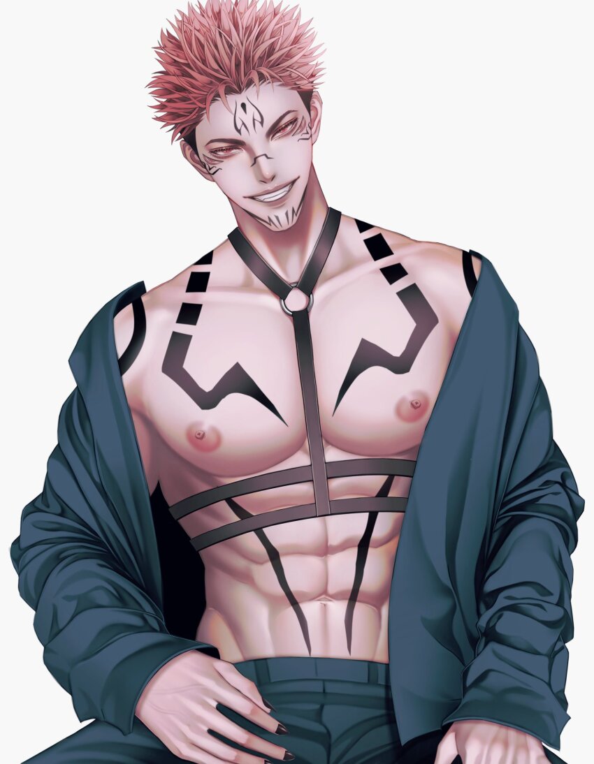 Ryoumen Sukuna (Jujutsu Kaisen) Rule 34 Image