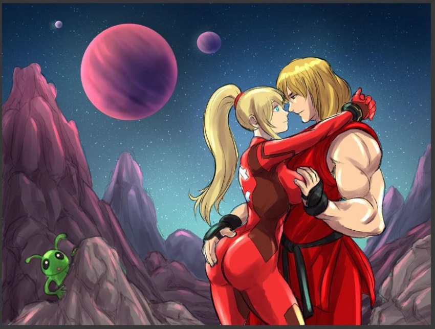 Ken Masters (Metroid) Rule 34 Image