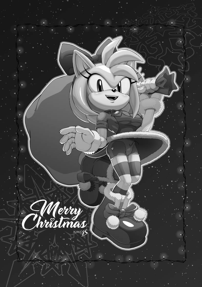 Amy Rose (Christmas) Rule 34 Image