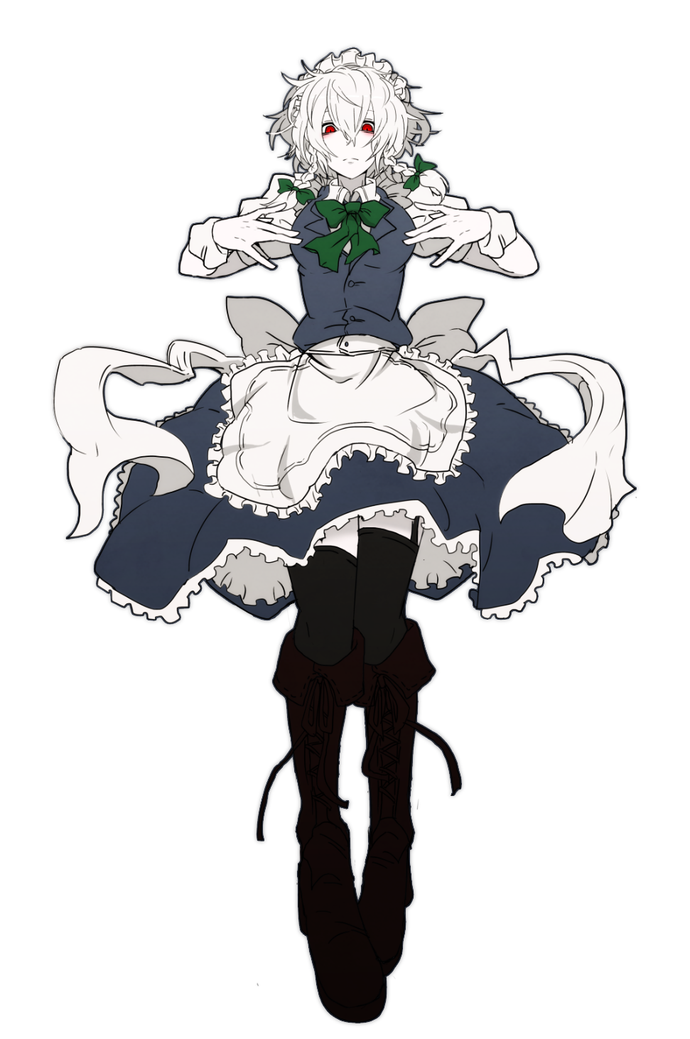 Izayoi Sakuya (Original) Rule 34 Image