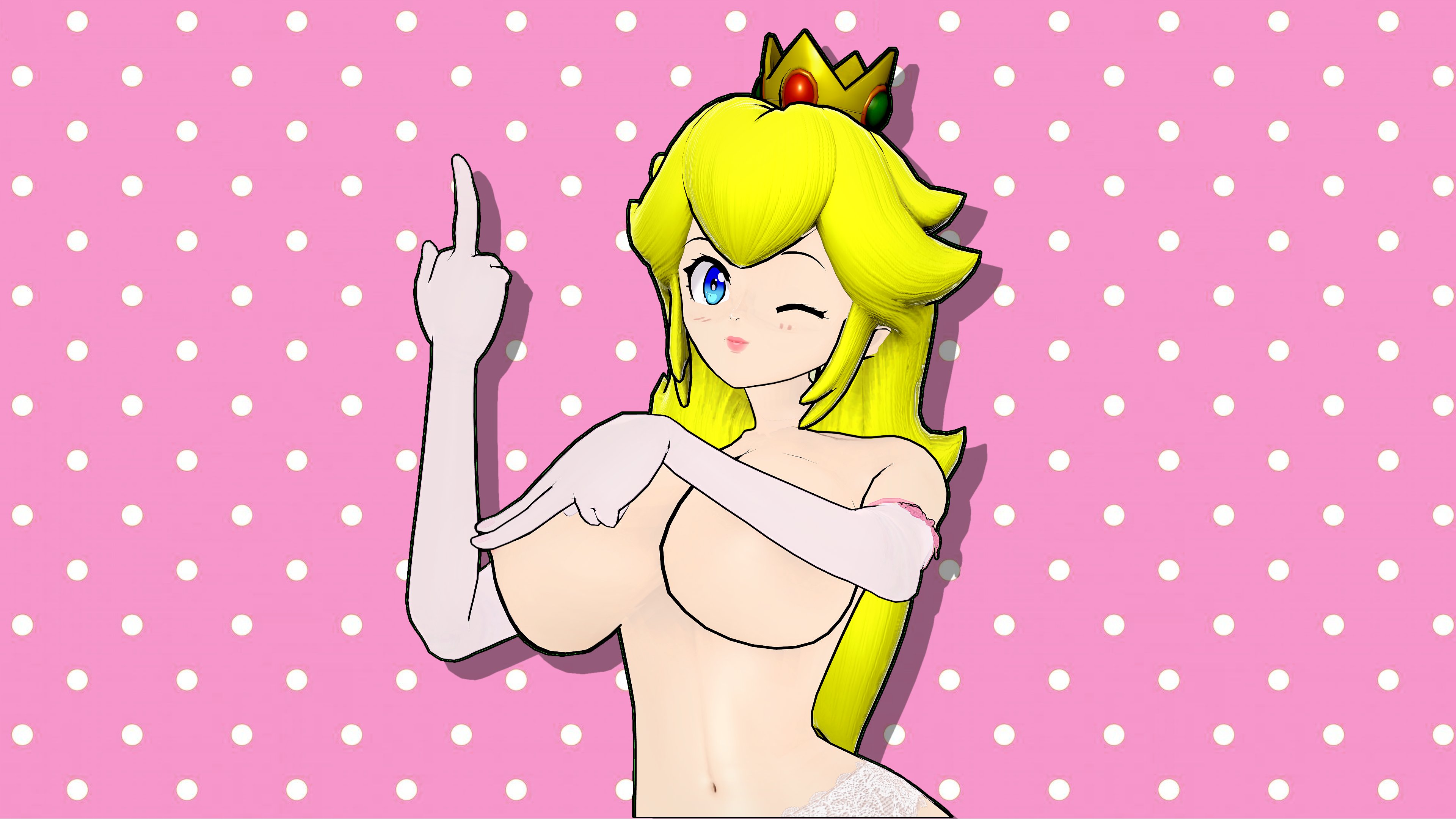 Princess Peach (Mario (Series)) Rule 34 Image