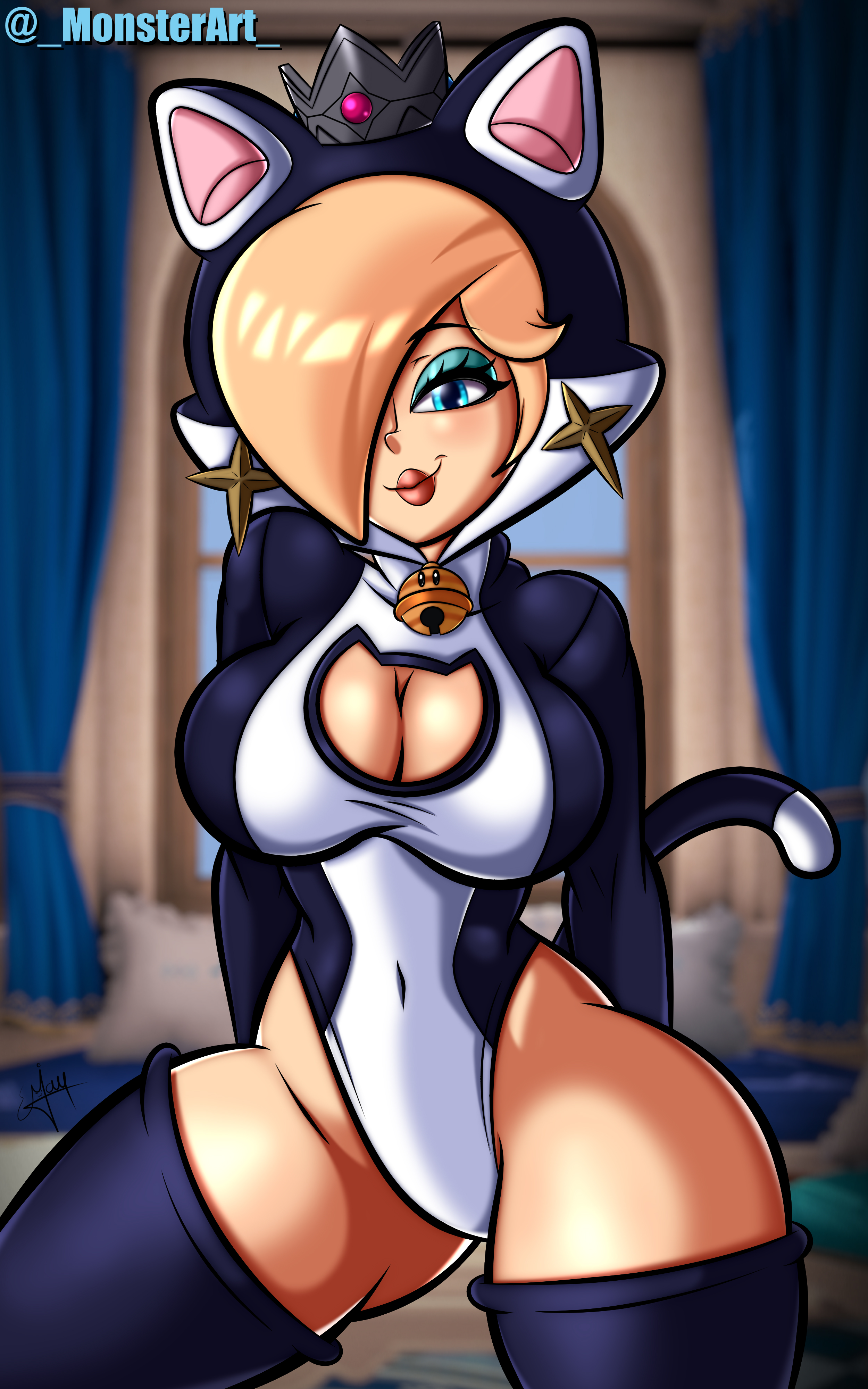 Cat Rosalina (Mario (Series)) Rule 34 Image