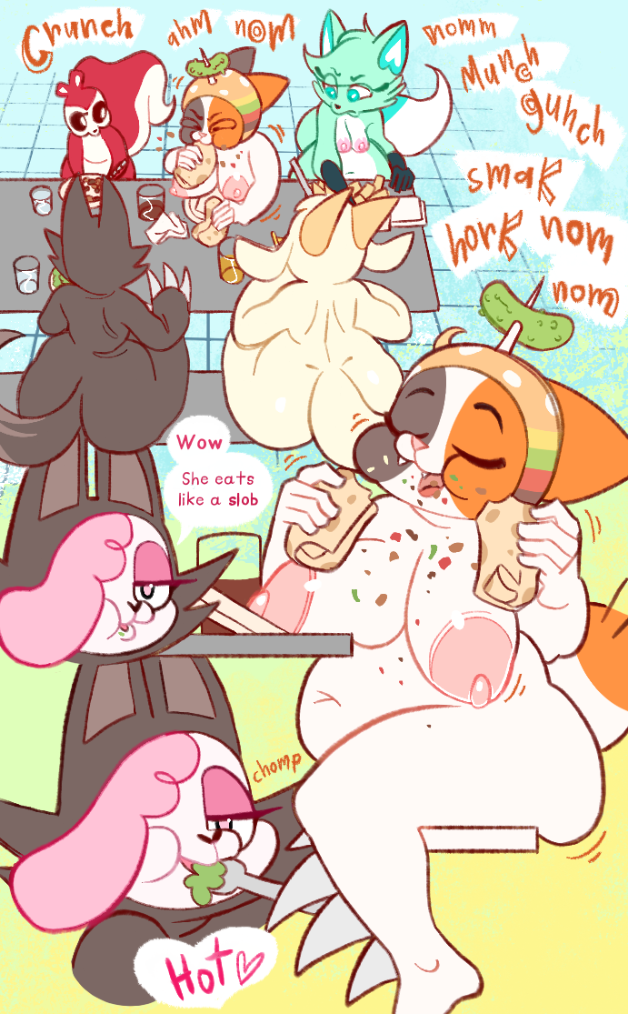 Cheezborger (Chikn Nuggit) Rule 34 Image