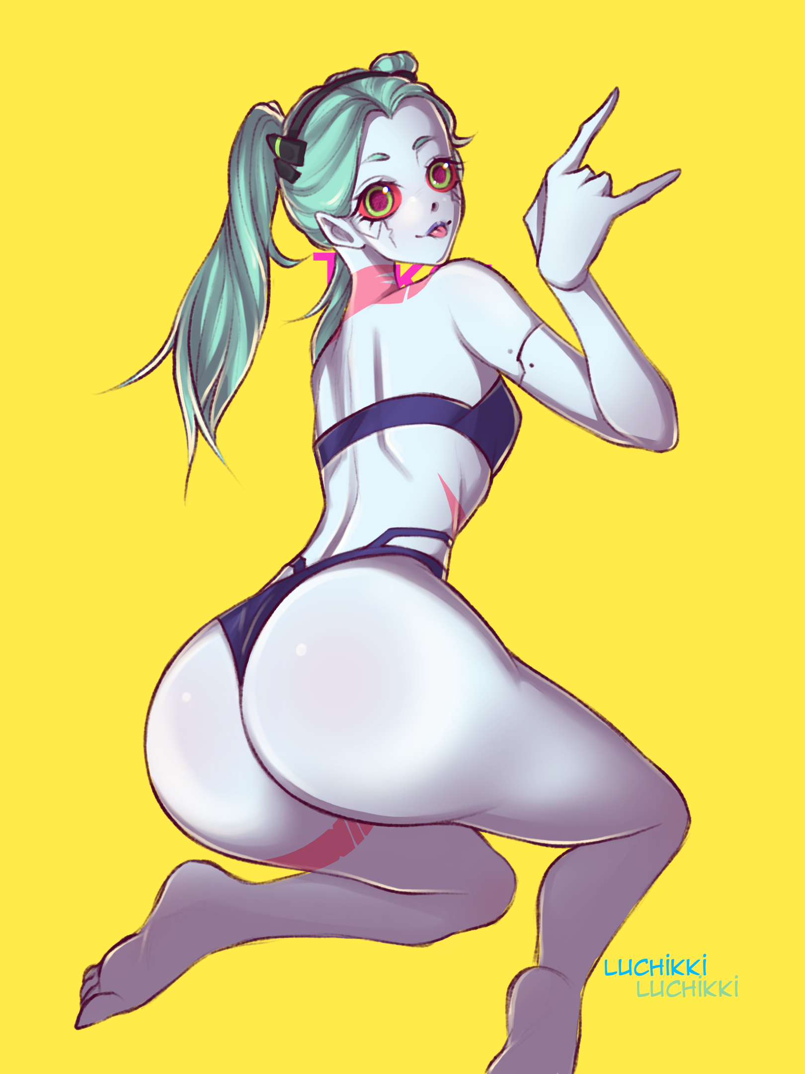 Rebecca (Edgerunners) Rule 34 Image
