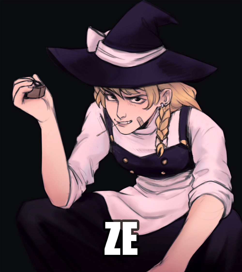 Kirisame Marisa (Touhou) Rule 34 Image