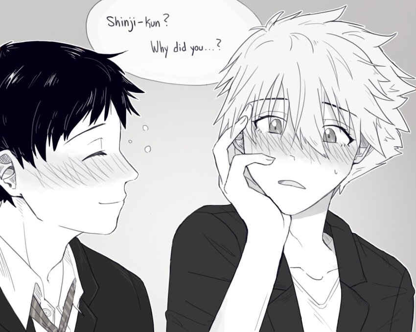 Ikari Shinji (Nagisa Kaworu) Rule 34 Image