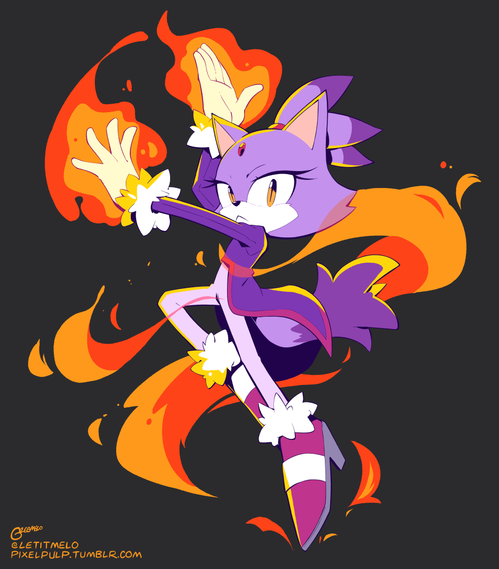 Blaze The Cat (Sonic (Series)) Rule 34 Image