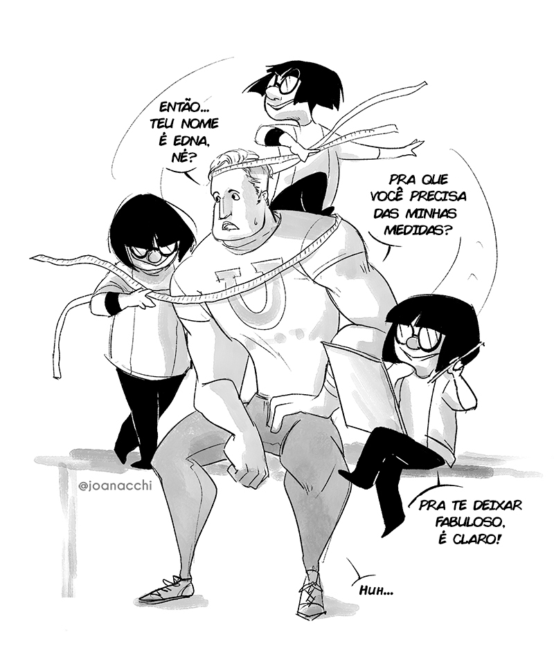 Edna Mode (The Incredibles) Rule 34 Image