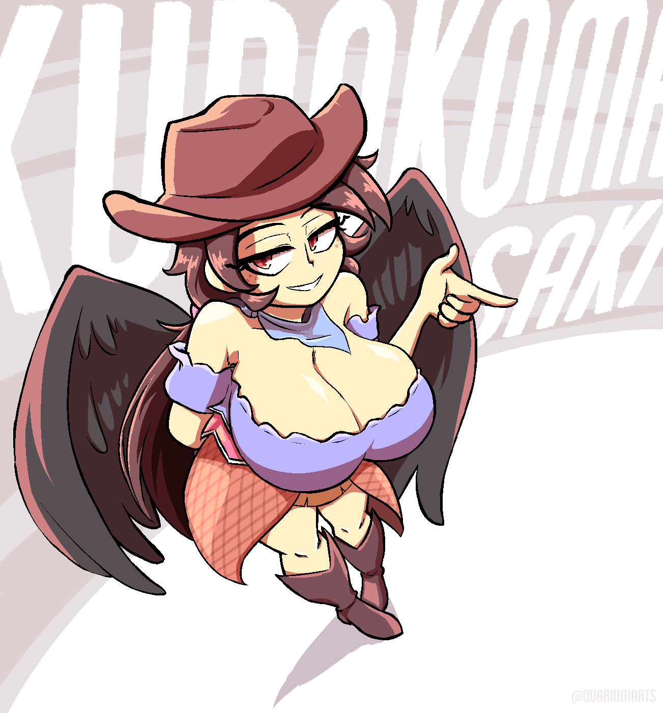 Saki Kurokoma (Touhou) Rule 34 Image