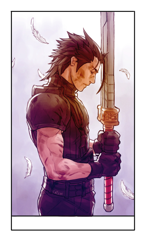 Zack Fair (Final Fantasy) Rule 34 Image