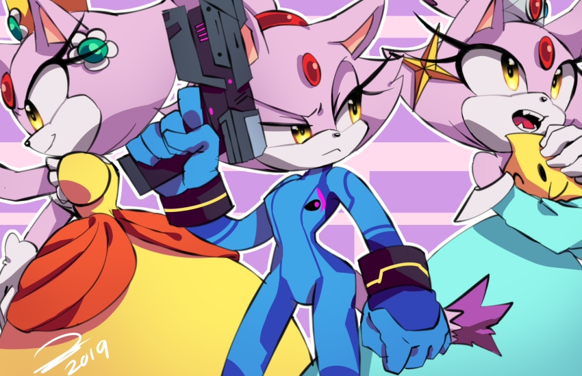 Blaze The Cat (Mario (Series)) Rule 34 Image