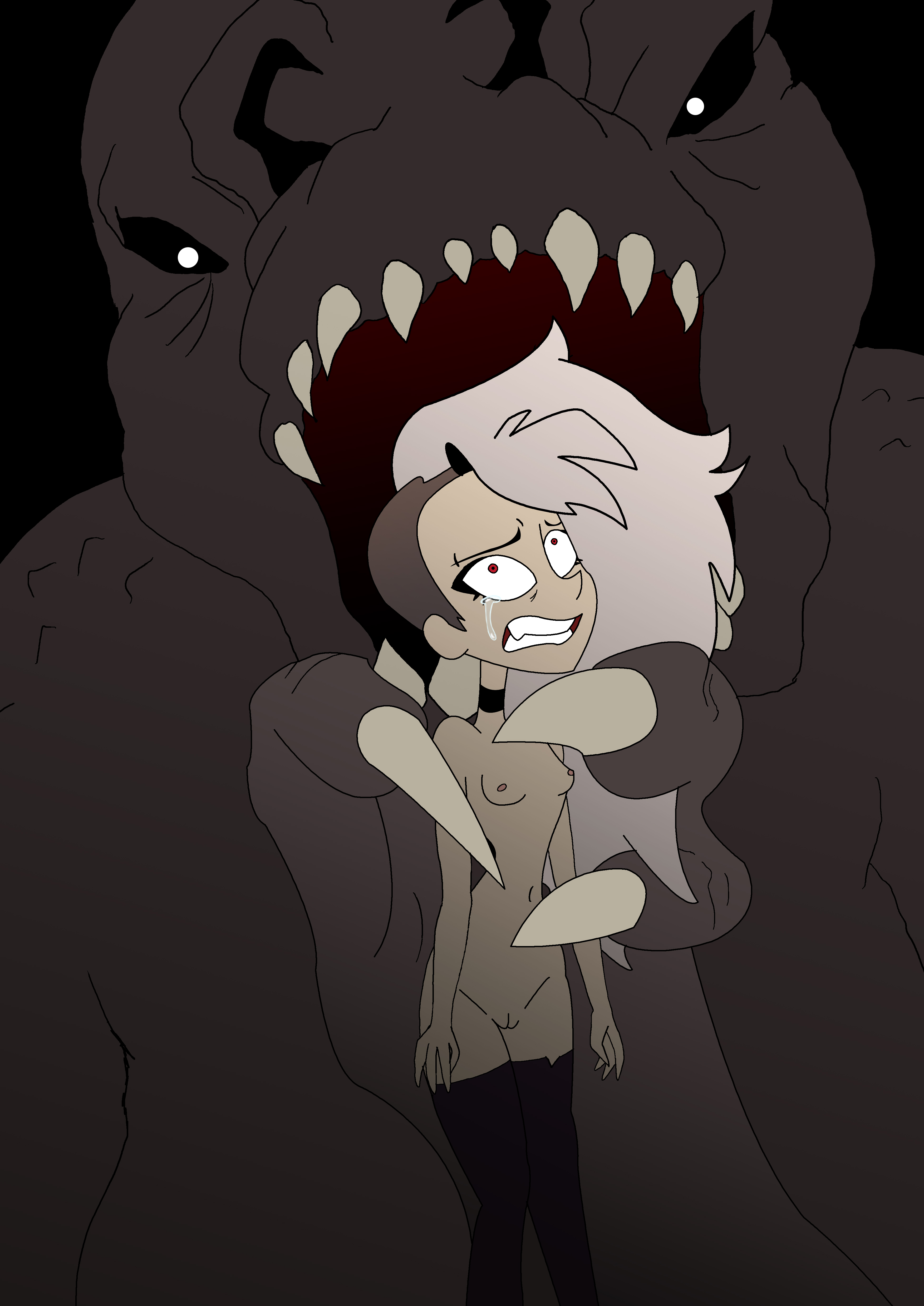 Human Loona (Helluva Boss) Rule 34 Image