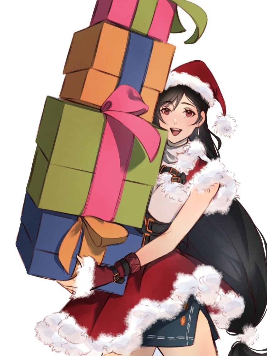 Tifa Lockhart (Christmas) Rule 34 Image