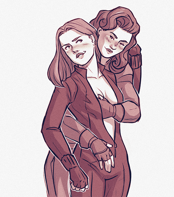 Black Widow (Marvel) Rule 34 Image
