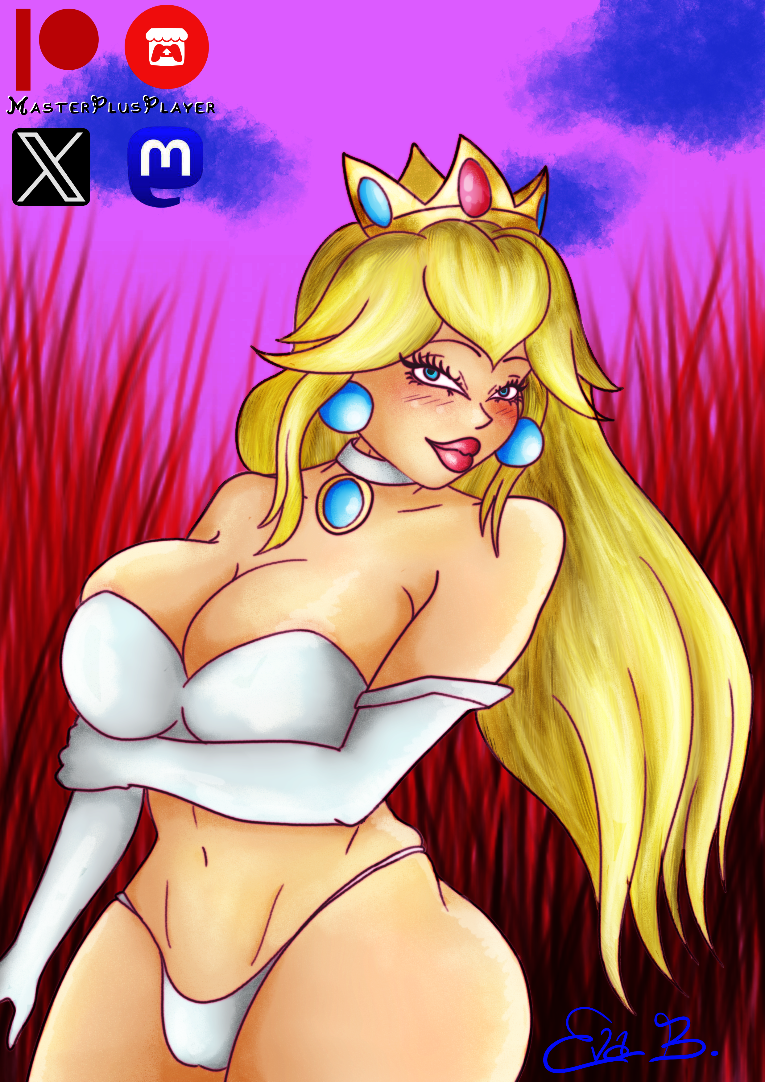 Princess Peach (Mario (Series)) Rule 34 Image