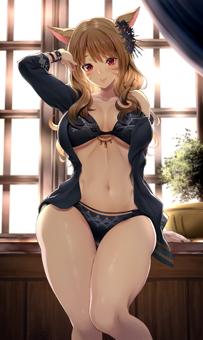 Miqo'Te (Final Fantasy) Rule 34 Image