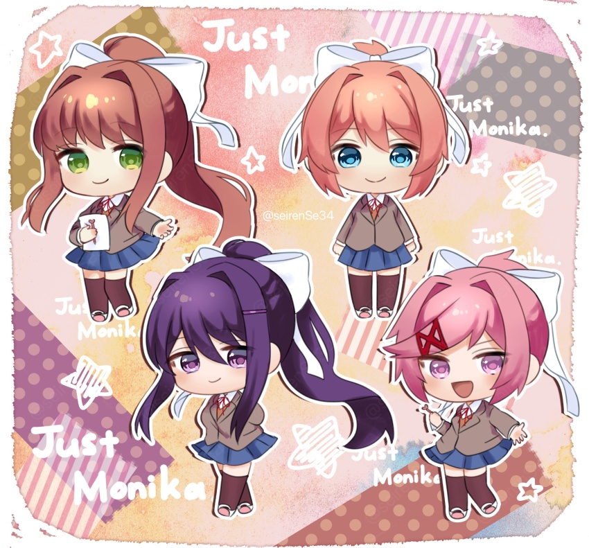 Monika (Doki Doki Literature Club) Rule 34 Image