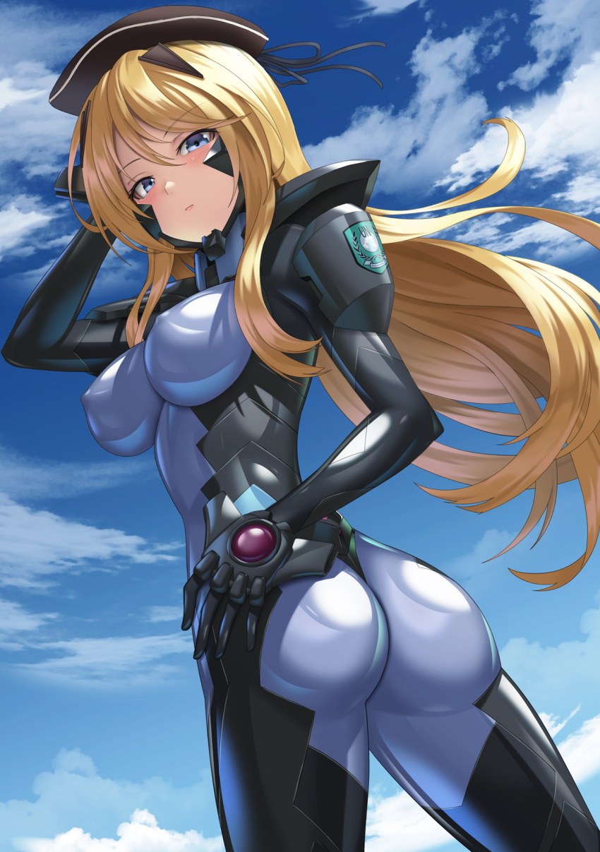 Kirishima Rain (Baldr Sky) Rule 34 Image