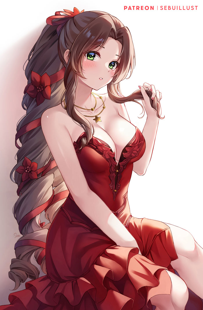 Aerith Gainsborough (Final Fantasy) Rule 34 Image